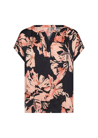 PEACH t-shirt med print