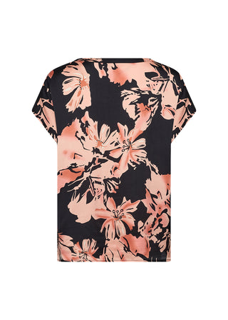 PEACH t-shirt med print