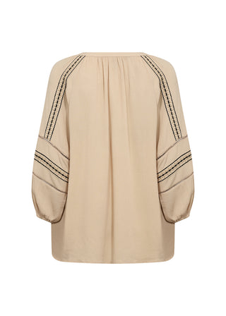 SEBORA bluse med fine detaljer