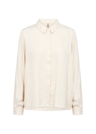 ALAINE skjorte med små guld-prikker
