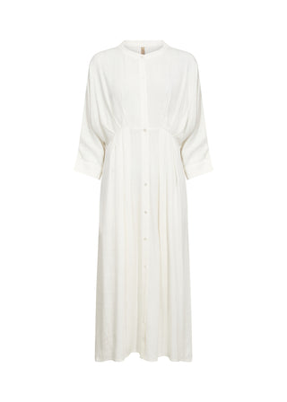 CANNIE Solid 3 Kjole - Off White