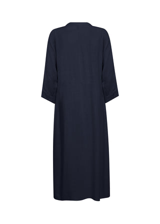 CANNIE Solid 3 Kjole - Navy