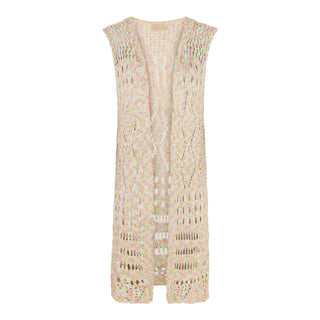Lang KNIT Vest - Multi Rose