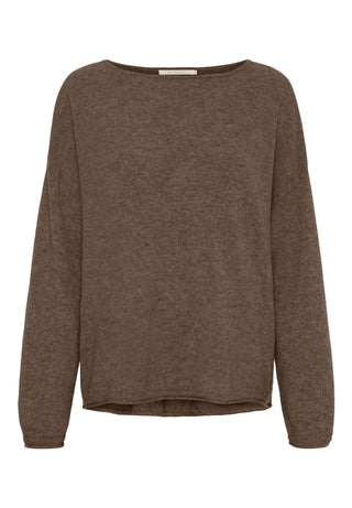 MIRA Pullover Brown Melange