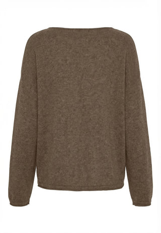 MIRA Pullover Brown Melange