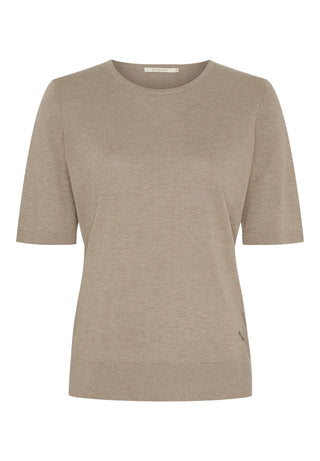 CATHRINE Silk Shirt Taupe