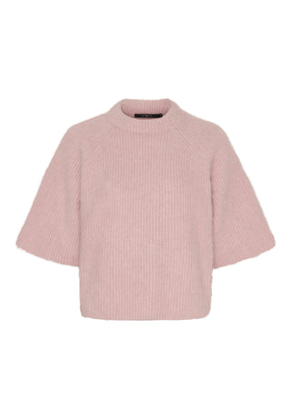 THEA RACCOON Pullover - Powder Pink