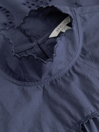 MARILYN Bluse - Dusty Blue