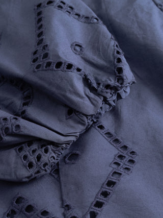 MARILYN Bluse - Dusty Blue