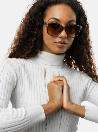 JOSIE solbrille - Tortoise