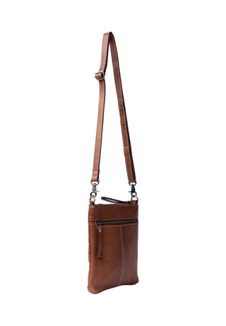 NOOR SMALL crossbody taske i Walnut