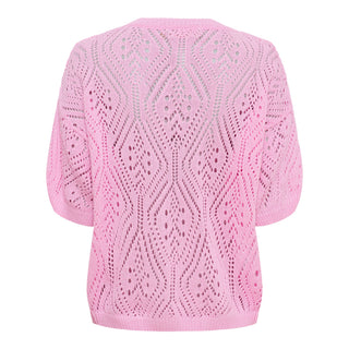 VINA Strik Bluse - Pink
