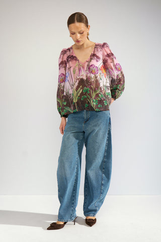 NUFOREST Bluse - Pink Lady