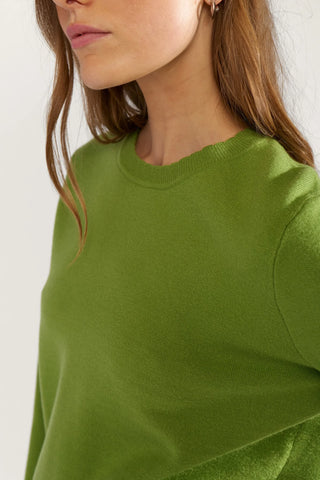 NUMARTA RELAXED PULLOVER - Calla Green