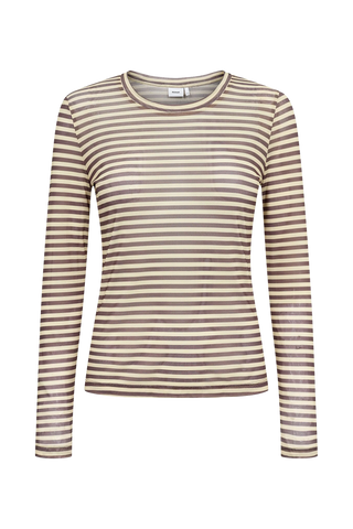 NUSINE STRIPED MESH - Sahara Sun