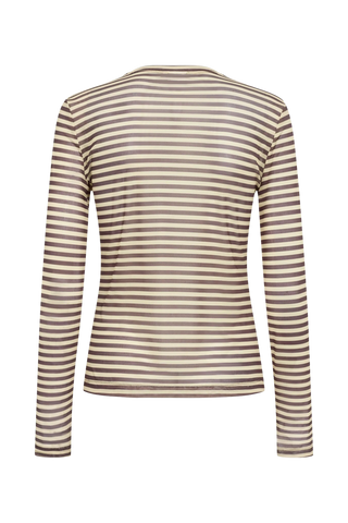 NUSINE STRIPED MESH - Sahara Sun