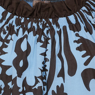 MUSE Kjole - Blue/Marrone