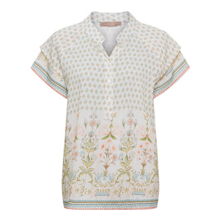 STINNA Bluse - Aqua
