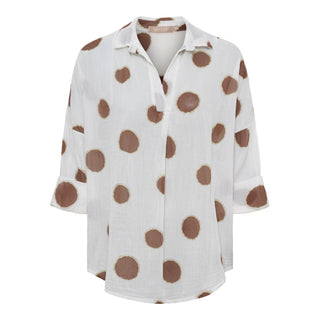 RIVA bluse - Brown