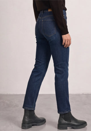 CHARLIE BOYFRIEND Jeans - Dark Blue Wash