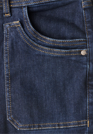 CHARLIE BOYFRIEND Jeans - Dark Blue Wash