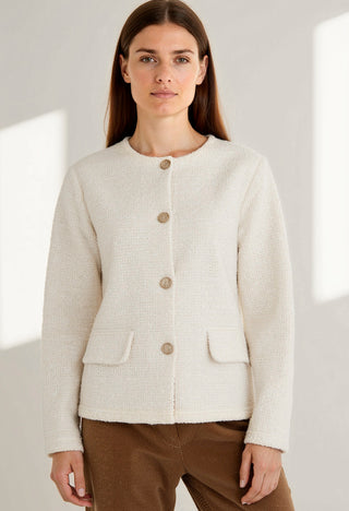 ARIEL jakke - Cream combi