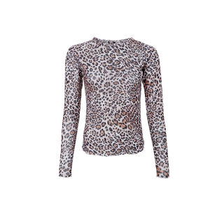 ANNIE Shimmer Mesh bluse