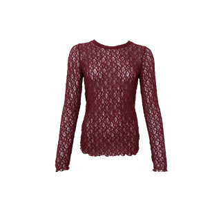CECILY BLONDE MESH - Plum