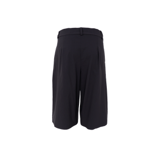 DAVINA PLEATED SHORTS - Black