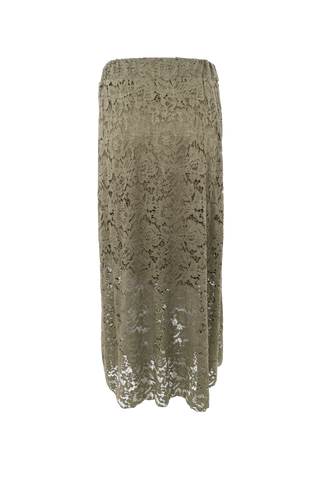 DEBBIE Lace nederdel - Army