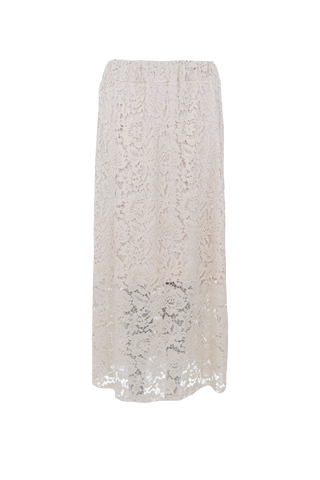 DEBBIE Lace nederdel - Cream