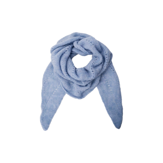 DELL strik mini tørklæde - Jeansblå
