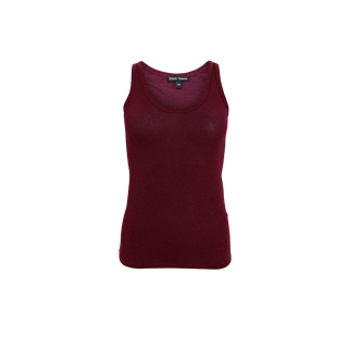 FAYE Lurex top - Plum