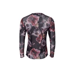KAMMA MESH Bluse - Black Rose