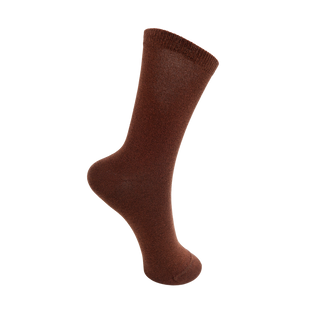 Lurex glitter strømpe - Mocca