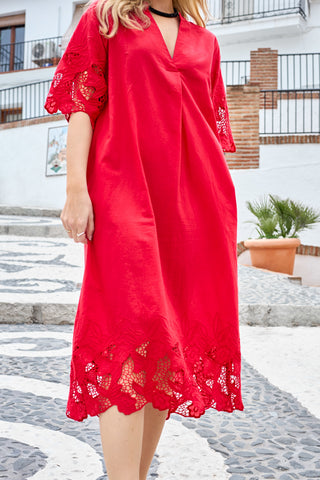 MADICKEN Kjole - Red