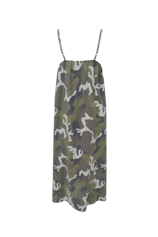 MINNA Strop Kjole - Camouflage