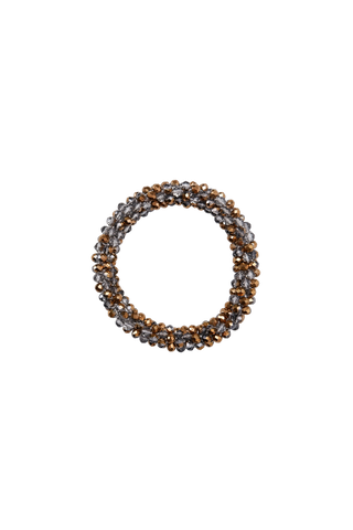 NANNA MULTI Armbånd - Lt. Grey Gold