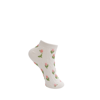 PHILOMINE ankel strømper - Rose Flower