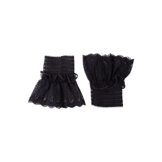 REEVA LACE CUFFS - Black