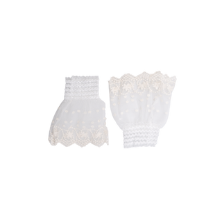 REEVA LACE CUFFS - Off White