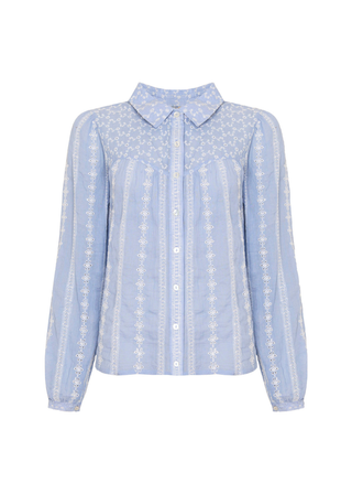 BELL Skjorte - Blue Combi