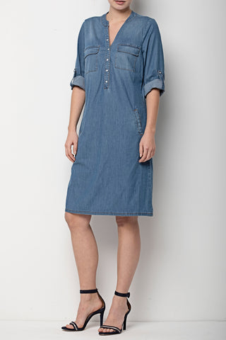 ELLA DRESS i Light Blue