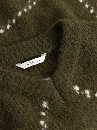 LAI KNIT sweater - Avocado Green Mix