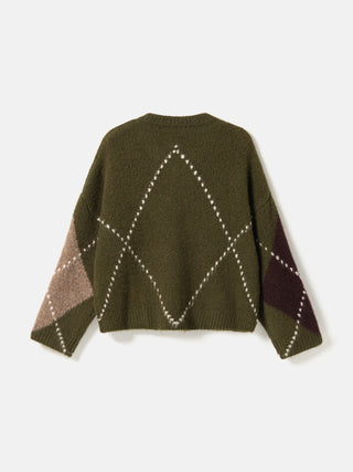 LAI KNIT sweater - Avocado Green Mix