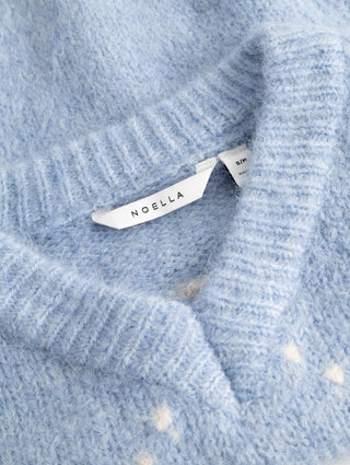 LAI KNIT sweater - Sky Blue Mix
