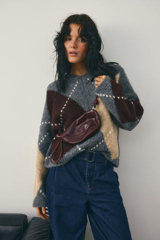 LAI KNIT sweater - Grey