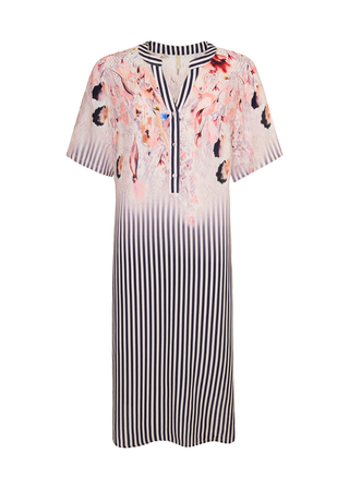 MARY Kjole - Navy Combi