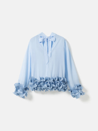 LATANIETTA Bluse - Sky Blue