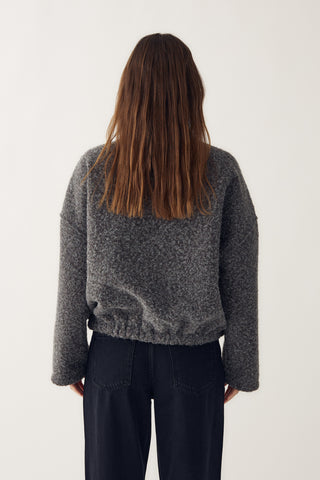 MARNIE jakke - Dark Grey Melange